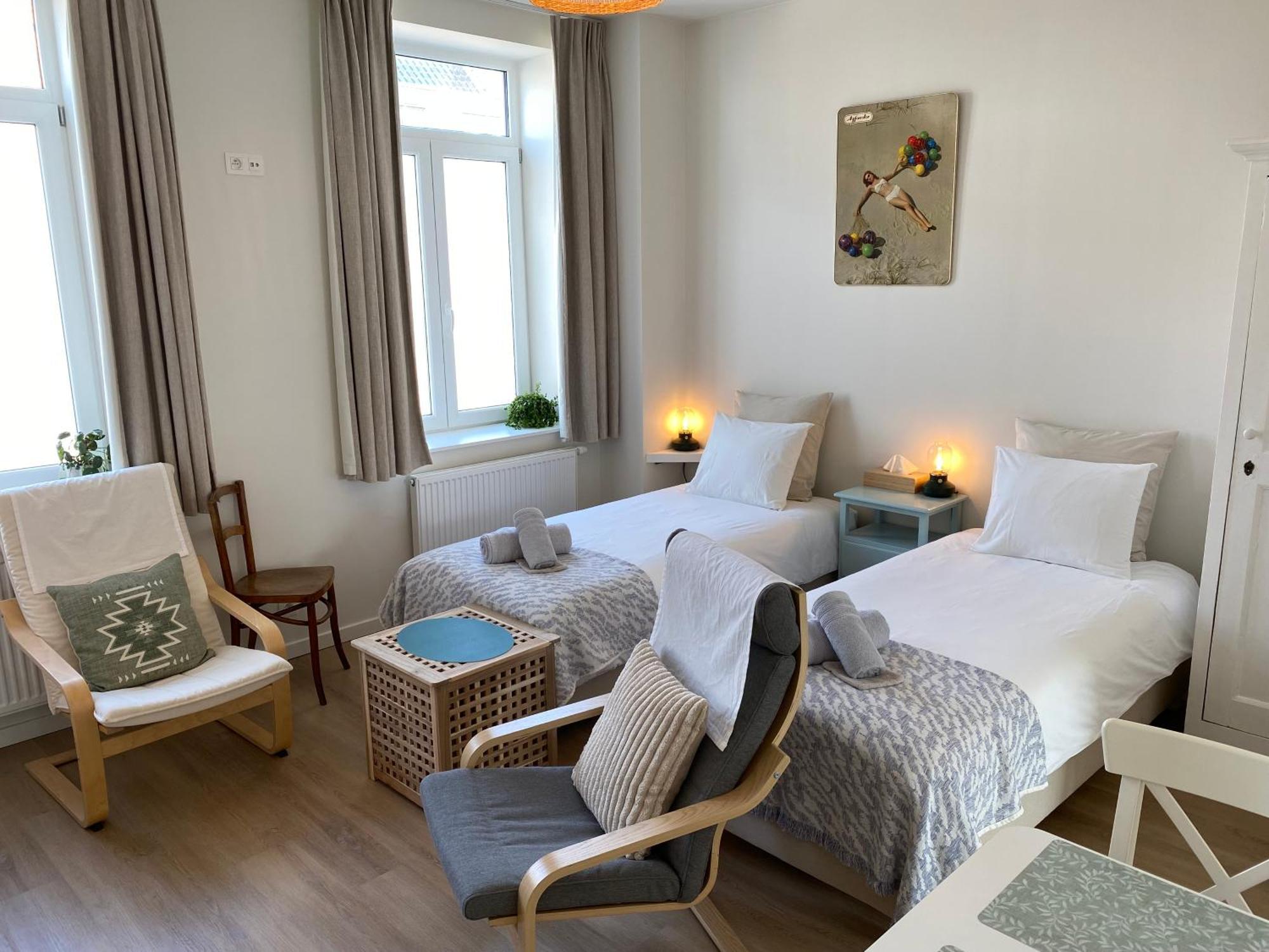 Logies-M Comfort Studios Inc Bikes B&B 오스텐드 외부 사진
